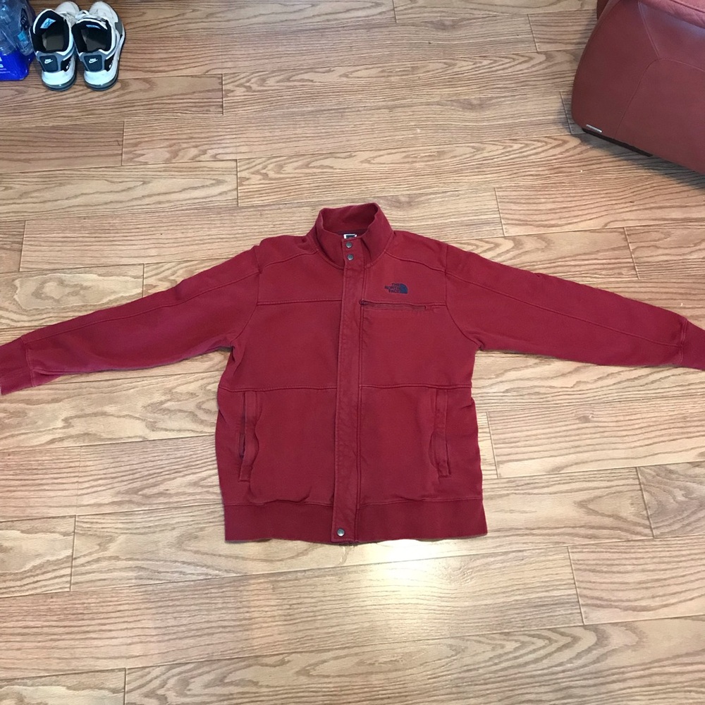 North face nuptse 03 red fleece men’s XL